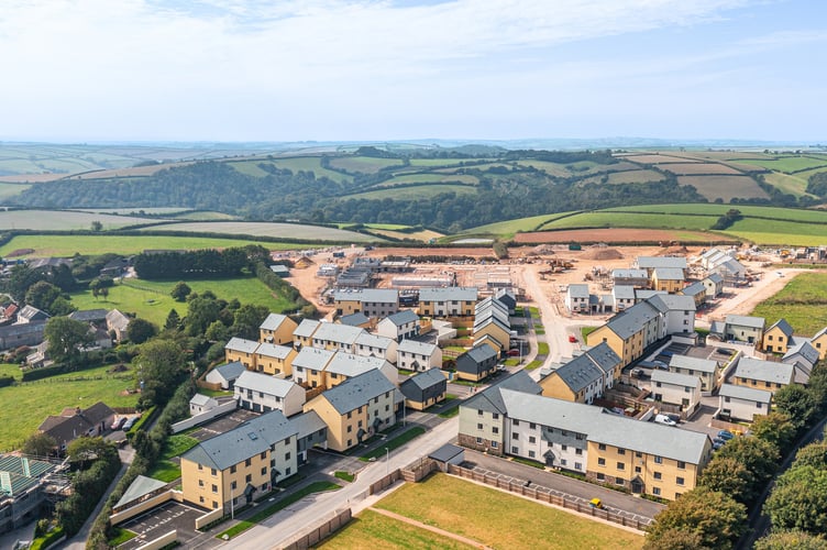 Baker Estate's development site in South Devon.